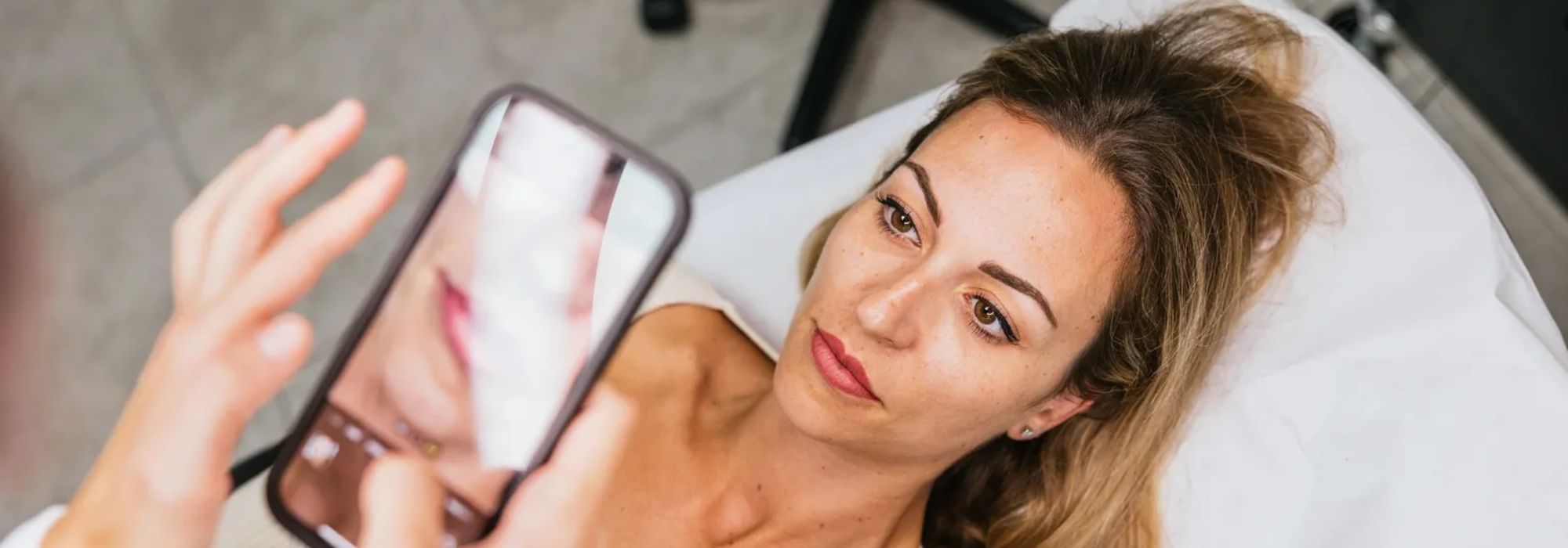 a person with make up